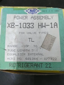 Emerson Alco XB-1033-HW-1A Power Element Assembly for TL Thermal Valves - Picture 1 of 1