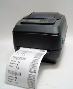 Zebra GX430T Thermal Barcode Printer GX43-102811-000 W/USB SERIAL BLUETOOTH - Picture 1 of 6