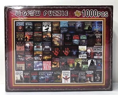 Stephen King Book Covers Horror Jigsaw Puzzle1000 Pieces DCBA BRAND NEW SEALED - Image 1 of 4
