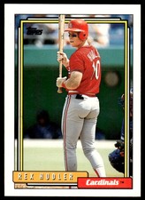 1992 Topps Rex Hudler St. Louis Cardinals #47
