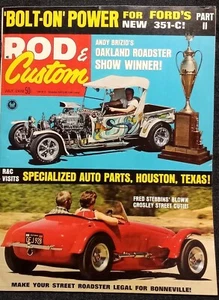 Vintage ROD & CUSTOM Magazine July 1970 Retro Ads Great Tutorials Custom Hotrod - Picture 1 of 24