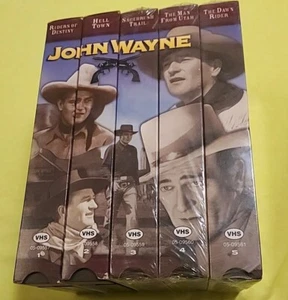John Wayne New 5 Pack Collector Series VHS - Picture 1 of 8