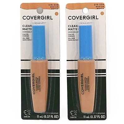 2PACK - COVERGIRL Clean Matte Concealer Medium #215-220, 0.37 fl oz [NEW!] - Image 1 of 2
