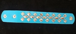  Women's wrist bracelet 80s 90s vintage grunge rock band assorted colors  - Picture 1 of 7