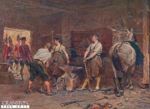 Schottischer Jakobitenkrieg Militär Kunst Postkarte 1746 nach Culloden: Rebellenjagd - Bild 1 von 1