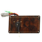 Tracker Boat Ignition Switch Panel 324736 | 4 Position Woodgrain