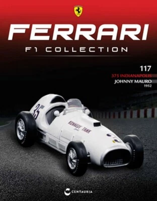 NEW IXO 1:43 F1 FERRARI 375 Indianapolis - Johnny Mauro 1952 +Magazine - Immagine 1 di 3