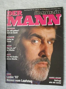 DER MAN MAGAZINE JAN FEB 1987 MARIO ADORF NEUES VOM LAUFSTEG GERMAN NO LABEL - Picture 1 of 2