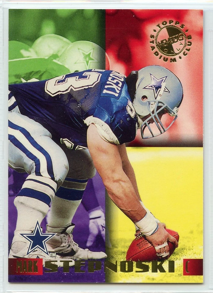1995 Stadium Club Members Only - #26 - Mark Stepnoski - Dallas Cowboys - Image 1 of 1