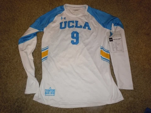 UCLA Bruins Volleyball Women Medium M Team Under Armour Long Sleeve Jersey NEW Cover