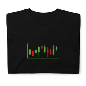 Camiseta con logotipo con palitos de velas para comerciante de valores - Imagen 1 de 13