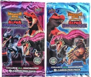 2x PAQUETES DE REFUERZO DE JCC ATTACK ALFA DINOSAURIOS Rey Dinosuario -18 tarjetas - Vendedor de EE. UU. - Imagen 1 de 1