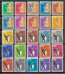 Venezuela: 1960; Scott 785-794, C756–C770 census, set complete, Used, EBV1200B - Picture 1 of 2