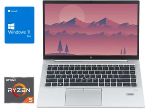 HP EliteBook 845 G7 Ryzen 5 Pro 4650U 8/16/32GB - 128/256/512/1024GB FHD Win 11 - Afbeelding 1 van 7