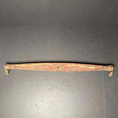Antique c1860s Hand-Painted Wood 30” Singletree Swingletree Carriage Yoke - Image 1 of 4