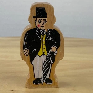 Genuine Thomas Wooden Railway The Fat Controller Wooden Figure Sir Topham Hatt - Picture 1 of 7