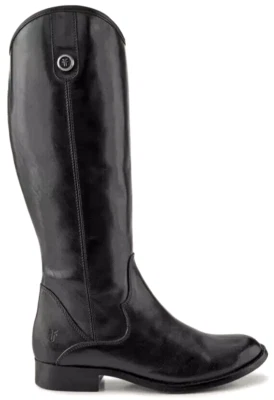 🌞BOTAS ALTAS ECUESTRES FRYE MELISSA MEDALLÓN CREMALLERA LATERAL CUERO NEGRO TALLA 9🌺¡NUEVAS CON ETIQUETAS! Foto 1 de 4