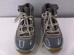Air Jordan 11 Retro Boys Size 2Y Gray Athletic Shoes Sneakers 378039-005 - Picture 1 of 6