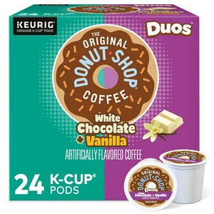 The Original Donut Shop, White Chocolate+Vanilla K-Cup Coffee Pods, 24 Count - Picture 1 of 4