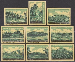 SU LTSR 1958 Matchbox Label #309/317 set, Protect archaeological sites. - Imagen 1 de 1