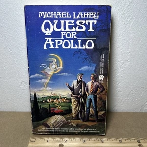 Vintage 1989 Michael Lahey - Quest for Apollo - paperback 1st Printing - Picture 1 of 11