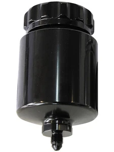 Aeroflow Billet Universal Remote Brake/Clutch Reservoir Black (AF64-2150BLK) - Picture 1 of 12