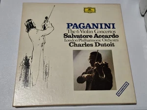 PAGANINI The 6 Violin Concertos - Charles Dutoit, Accardo, 5xLPs Box Set NM-M - Picture 1 of 9