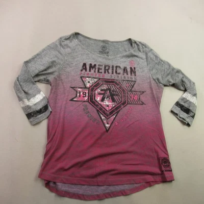 Camisa Pullover American Fighter Para Mujer XL Manga 3/4 Cuello Redondo Informal Foto 1 de 4