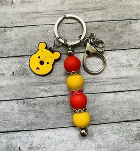 Schlüsselanhänger Taschenclip verzauberter Märchenwald Bär - Bild 1 von 2