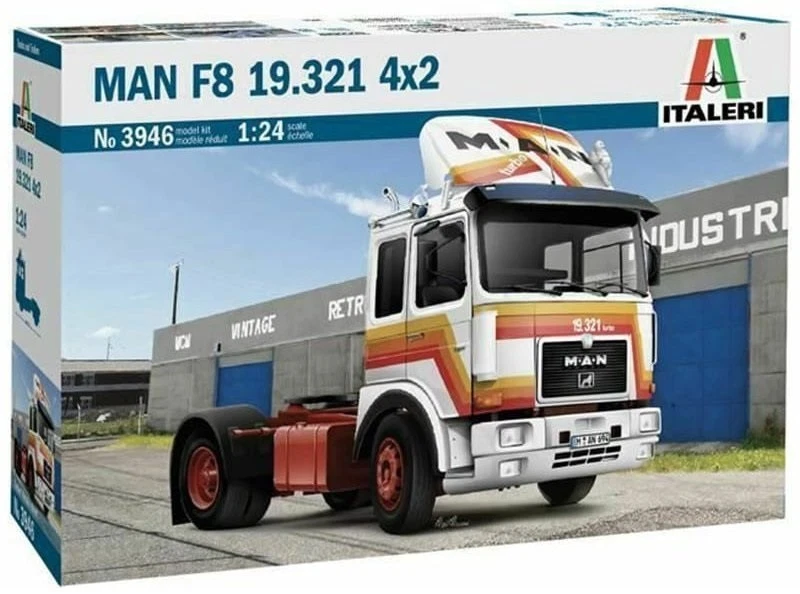 ITALERI, MAN F8 18.231 4x2 maquette à monter et à peindre, échelle 1/24, ITA3946 - Photo 1/1