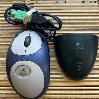 VTG Logitech Cordless MouseMan Optical Wireless Mouse M-RM63 (Receiver Included) - Image 1 of 4