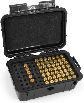Hard Shell 9Mm Ammo Box for 5.56, 223 or 9Mm Bullets - 8" Waterproof Airtight 84 - Image 1 of 4