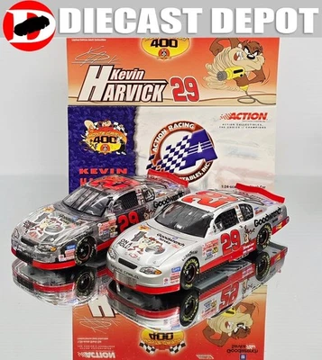 Kevin Harvick 2001 2 coches Looney Tunes diablo de Tasmania y coche transparente acción 1/24 Foto 1 de 4