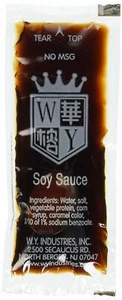 SOY SAUCE INDIVIDUAL PACKETS, WY BRAND CHINESE SOY SAUCE - Picture 1 of 5