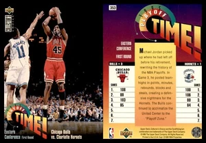 Michael Jordan #353 1994-95 Collector's Choice Playoff Time - Imagen 1 de 1