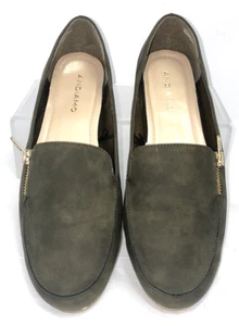 Andiamo AMITZI Zipper Detail Loafer Size 8W Gray B*O - Picture 1 of 10