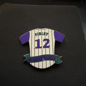Steve Finley Arizona Diamondbacks Jersey #12 MLB Lapel Player Pin Brand New MORE - Picture 1 of 1