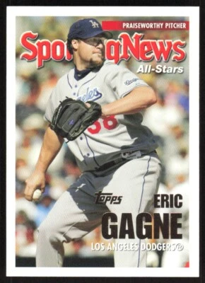 2005 Topps Sporting News All Stars Eric Gagne #728 Los Angeles Dodgers - Image 1 of 2