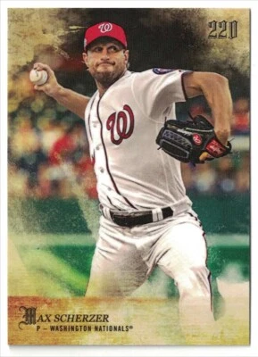 2018 Topps X Bryce Harper 220 Second to None #10 Max Scherzer Washington - Image 1 of 2