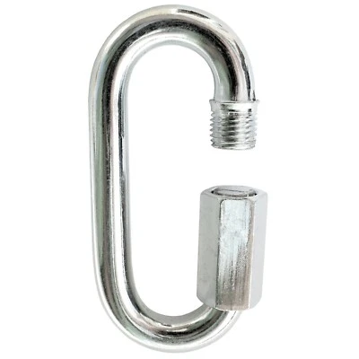 KEYMET 4 x Kettenverbinder 10 mm Kettennotglied Schraubglied Kettenschnellverschluss