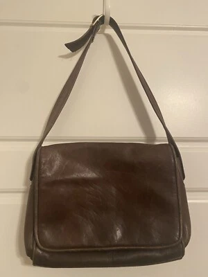 Tignanello Bolso de Mano Ajustable al Hombro Mujeres Cuero Marrón Cartera Bolso Sillín Foto 1 de 4