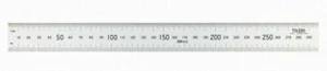 Toledo STAINLESS STEEL RULER 300mm Two Square Ends, Protective Pouch - Picture 1 of 1