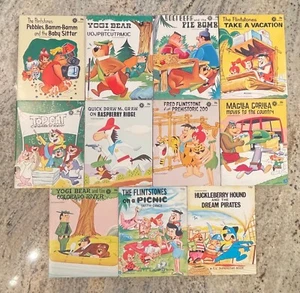 11 Vintage Durabook Children's Books w/ Yogi, Flintstones, Top Cat, Magilla 1972 - Picture 1 of 8