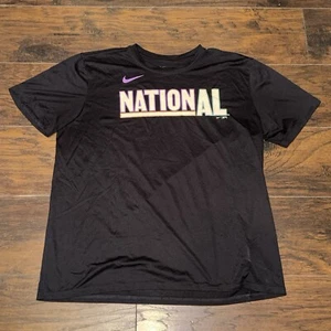 Maglia National League Nike Nera 2021 MLB All-Star Futures Gioco Wordmark Uomo XL - Foto 1 di 7