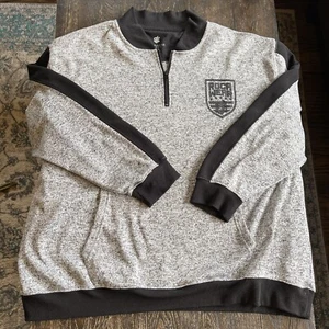 Rocawear Classic Vintage Men's 1/4 Zip Colorblock Sweatshirt Size 4XB - Picture 1 of 10
