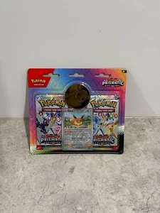 Pokemon TCG: Scarlet & Violet Prismatic Evolutions Eevee 2-Pack Booster Blister - Picture 1 of 1