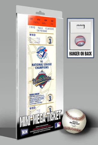 1992 World Series Mini-Mega Ticket - Toronto Blue Jays DM1 Cover