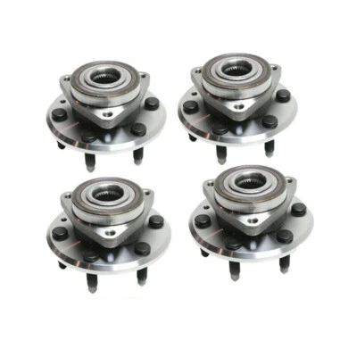 Cojinetes de cubo de rueda delantera trasera 4 piezas para Buick Enclave Chevy Traverse GMC Acadia Foto 1 de 4