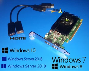 Dell Precision T1500 T1600 T1650 T3400 T3500 T3600 Video Graphics Card Dual HDMI - Picture 1 of 1