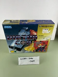 SEGA Saturn Virtua Gun Controller HSS-0122 w/Virtua Cop GS9059 Box From Japan - Picture 1 of 2